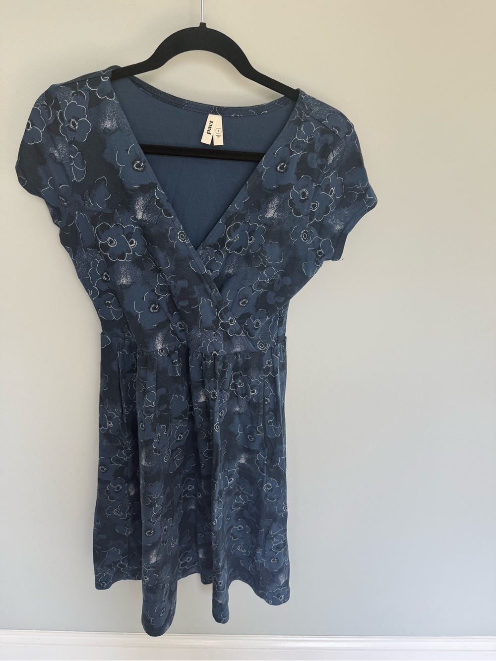 Pact Blue Floral dress